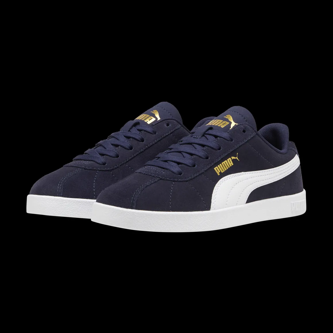 Sneakers da ragazzo blu in pelle scamosciata Puma Club II