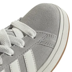 Sneakers da ragazzo e ragazza grigie in pelle effetto scamosciato adidas Grand Court 00s