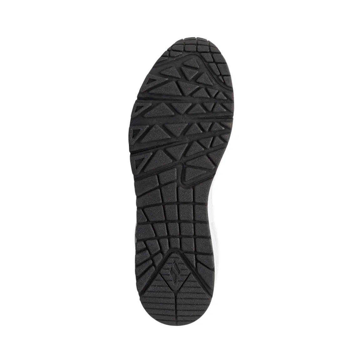 Sneakers da ragazzo grigie e verde fluo con suola ad aria Skechers Uno