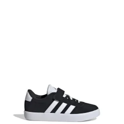 Sneakers da ragazzo nere e bianche con logo adidas VL Court 3.0
