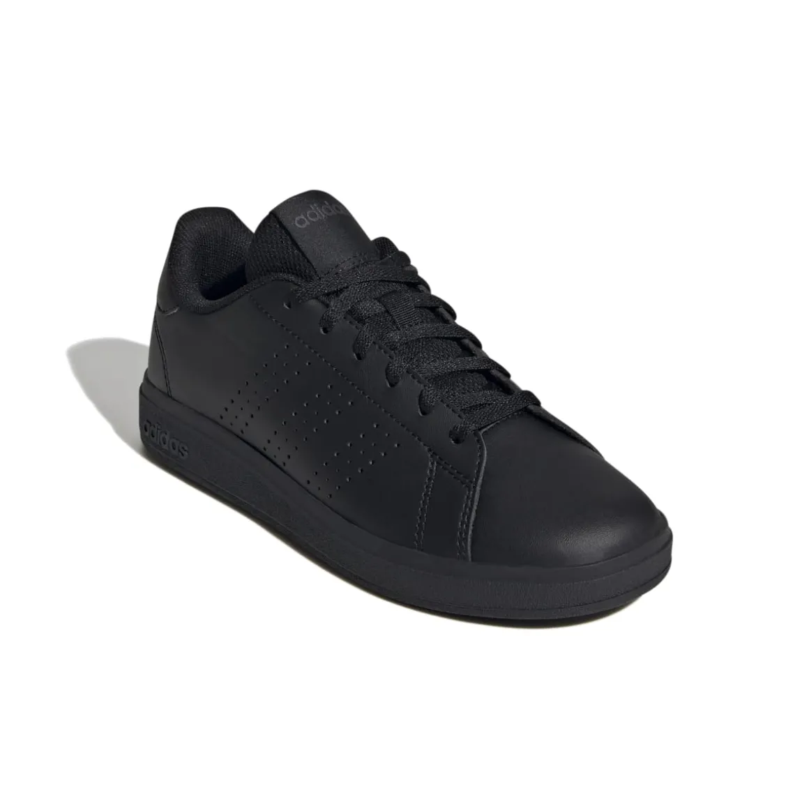Sneakers da ragazzo nere con logo adidas Advantage Base 2.0