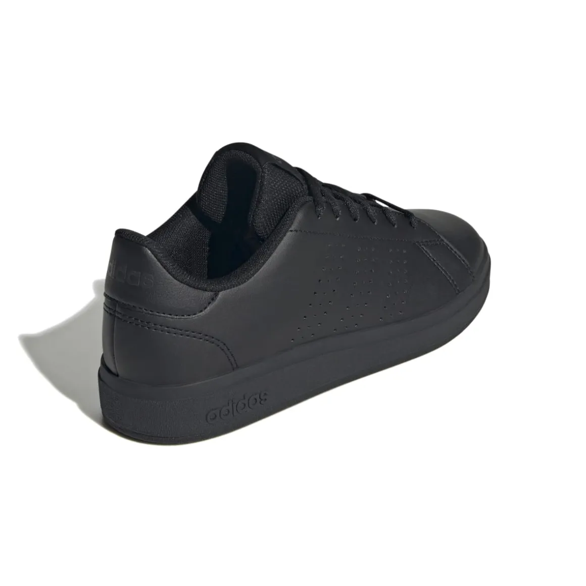 Sneakers da ragazzo nere con logo adidas Advantage Base 2.0