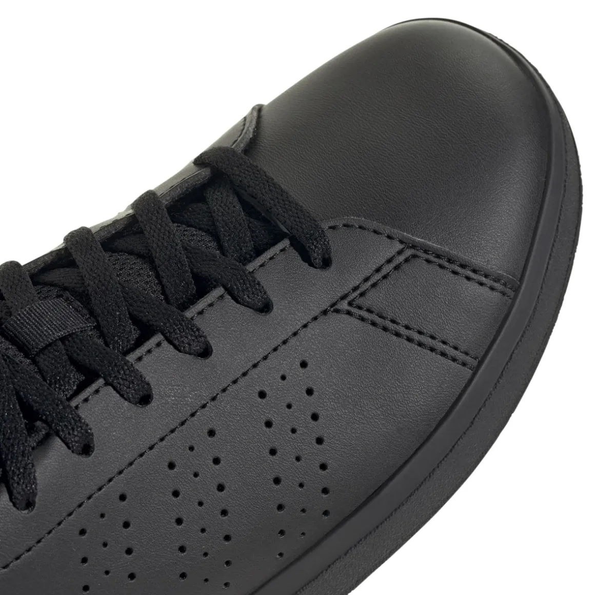 Sneakers da ragazzo nere con logo adidas Advantage Base 2.0