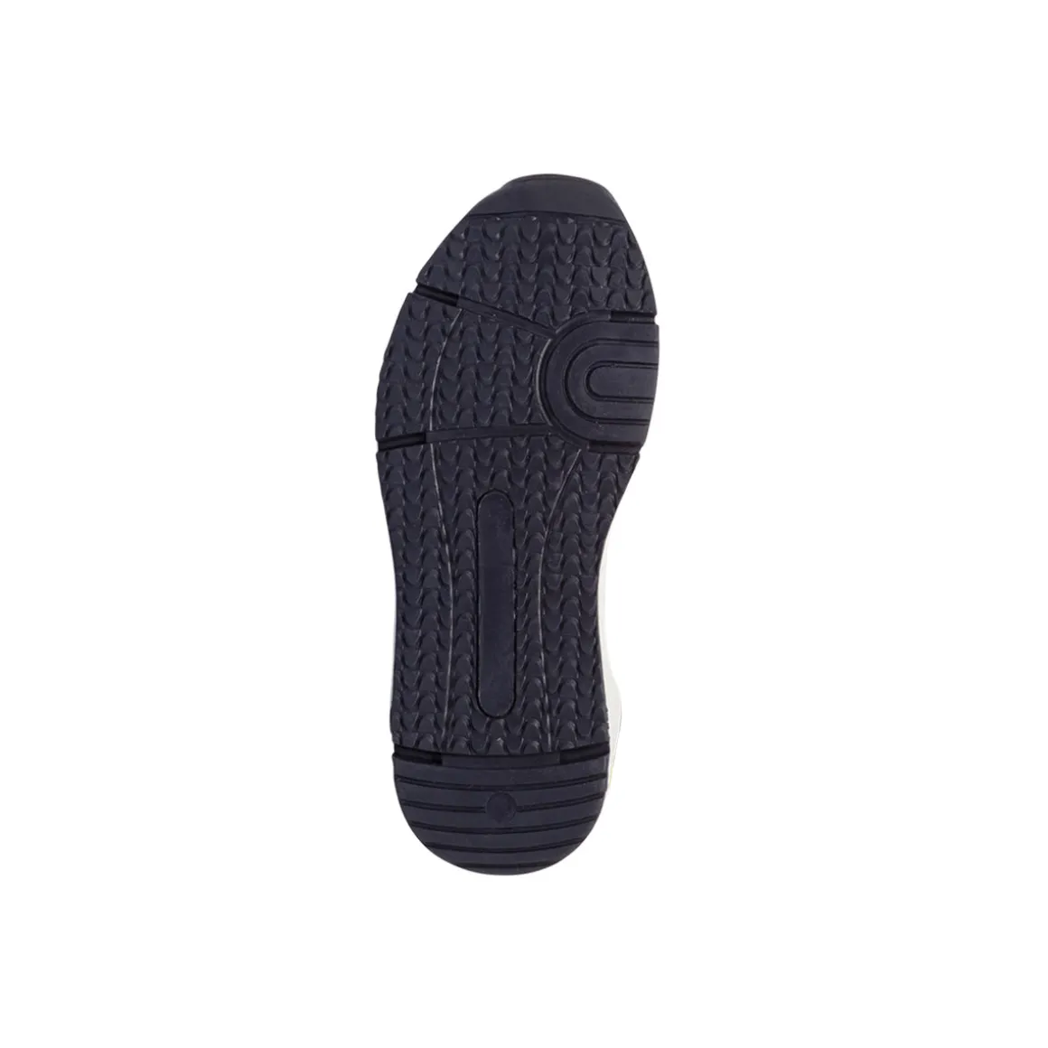 Sneakers da ragazzo verde militare e blu navy con dettagli bianchi e giallo lime Space Boy