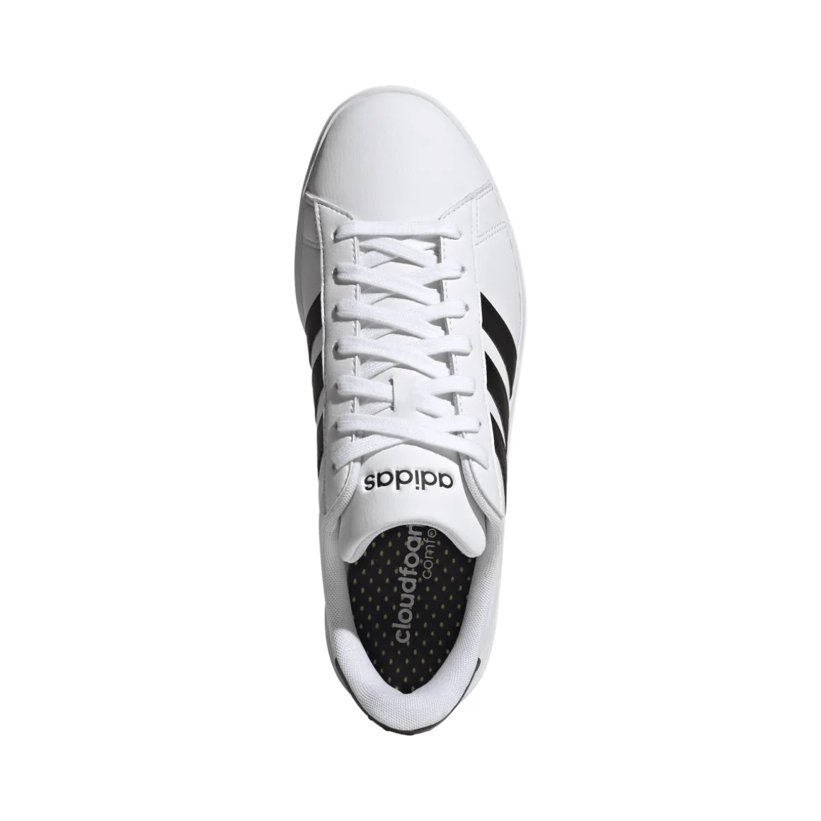 Sneakers da uomo bianche con logo tre strisce adidas Grand Court 2.0