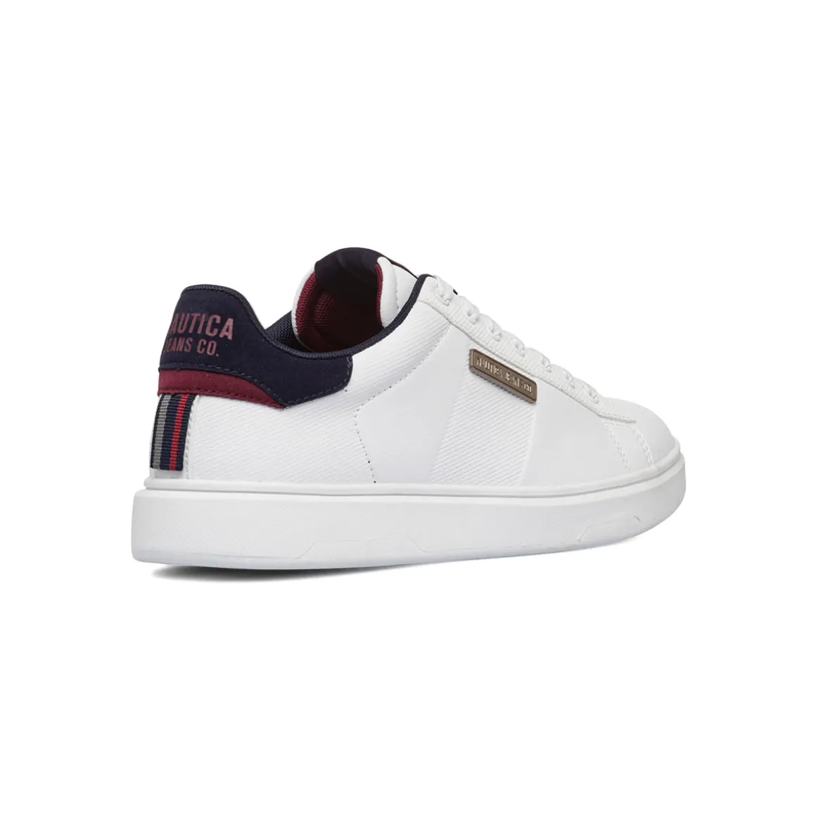 Sneakers da uomo bianche con logo Nautica Jeans