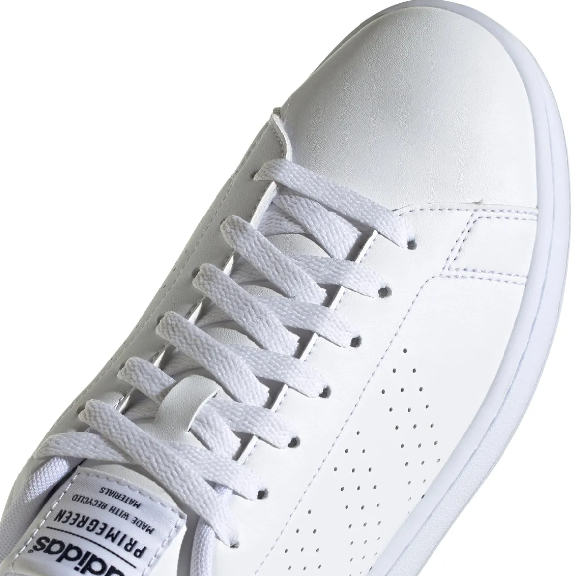 Sneakers da uomo bianche con strisce traforate adidas Advantage