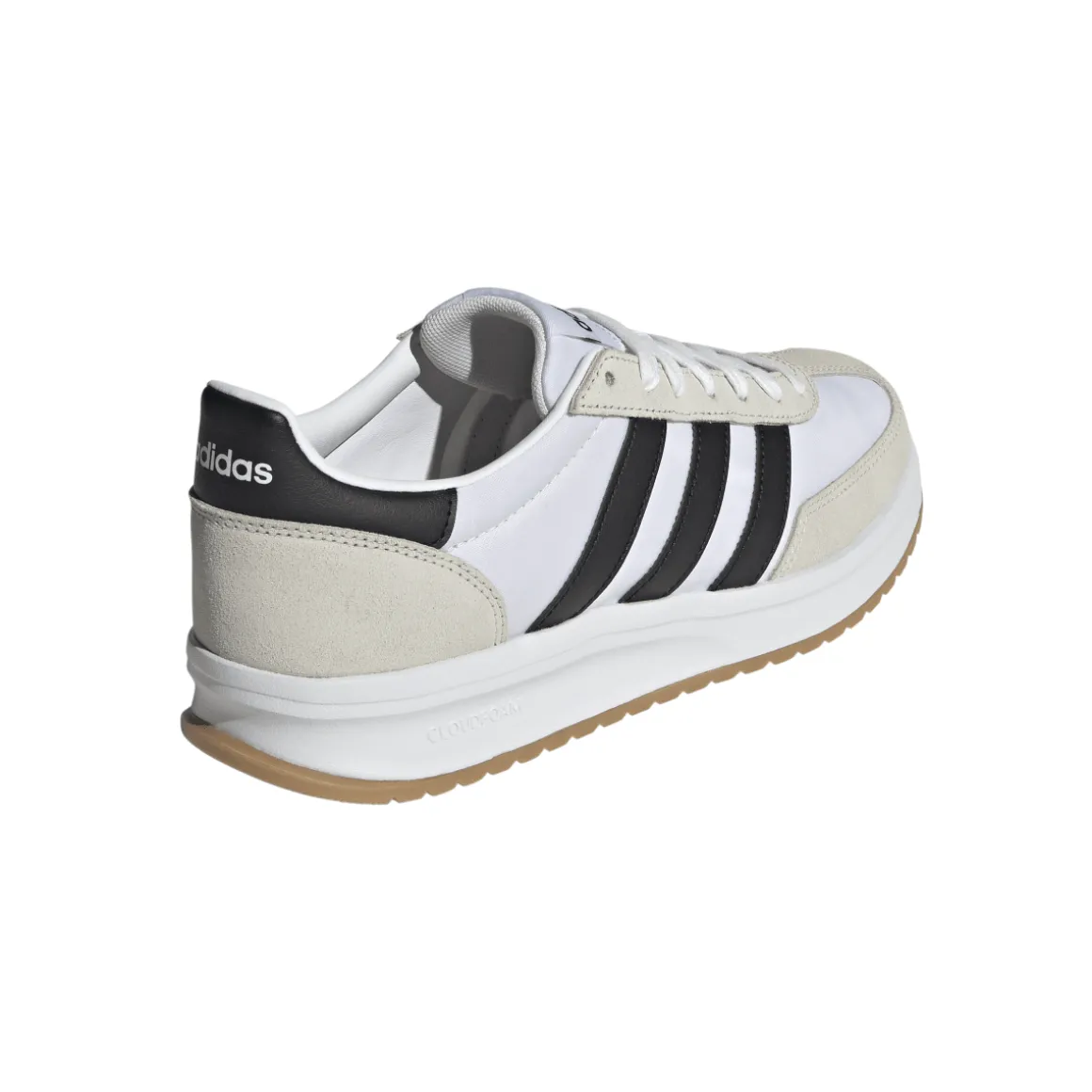Sneakers da uomo bianche con dettagli beige adidas 70's Run 2.0