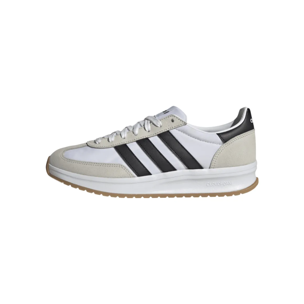 Sneakers da uomo bianche con dettagli beige adidas 70's Run 2.0