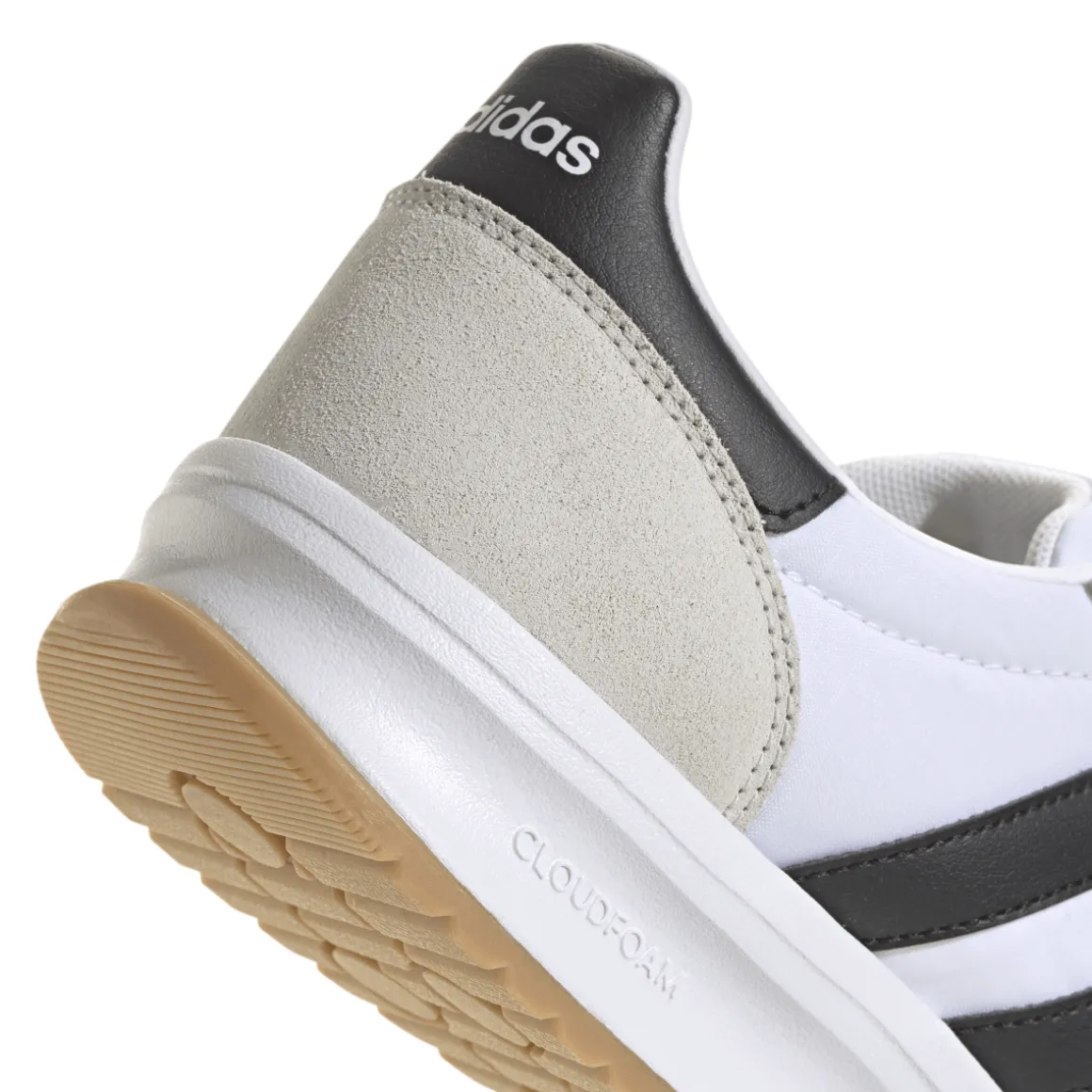 Sneakers da uomo bianche con dettagli beige adidas 70's Run 2.0