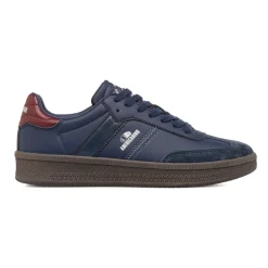 Sneakers da Uomo Blu con Dettagli Bordeaux e Suola in Gomma Americanino