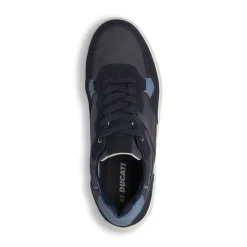 Sneakers da Uomo Blu con Dettagli Azzurri Ducati