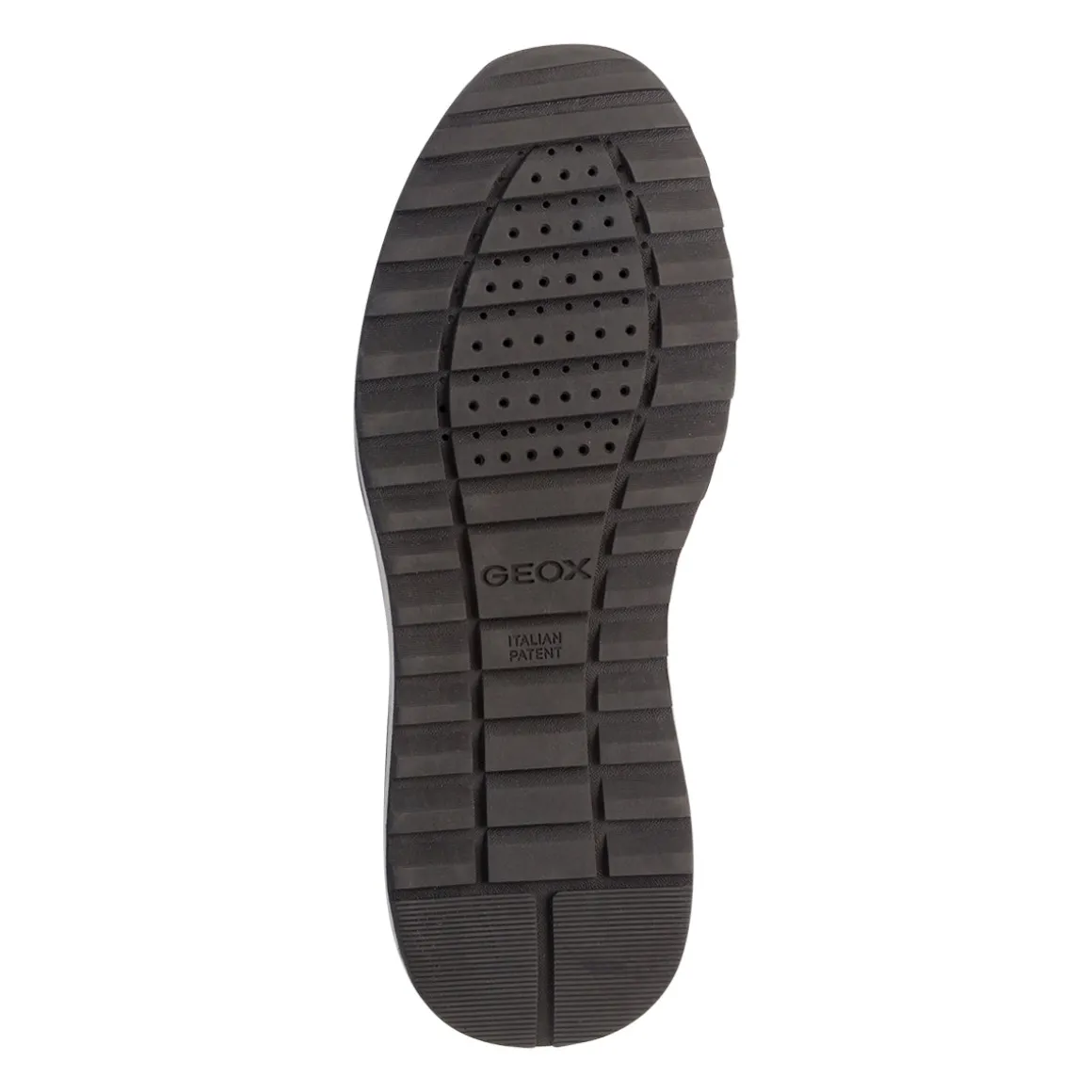 Sneakers da uomo blu con inserti effetto scamosciato Geox