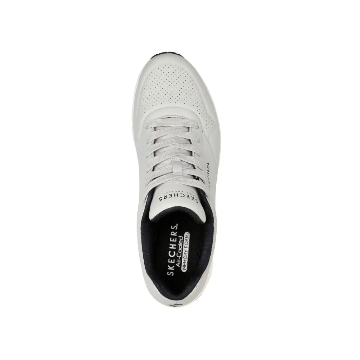 Sneakers da uomo grigie con suola ad aria Skechers Uno