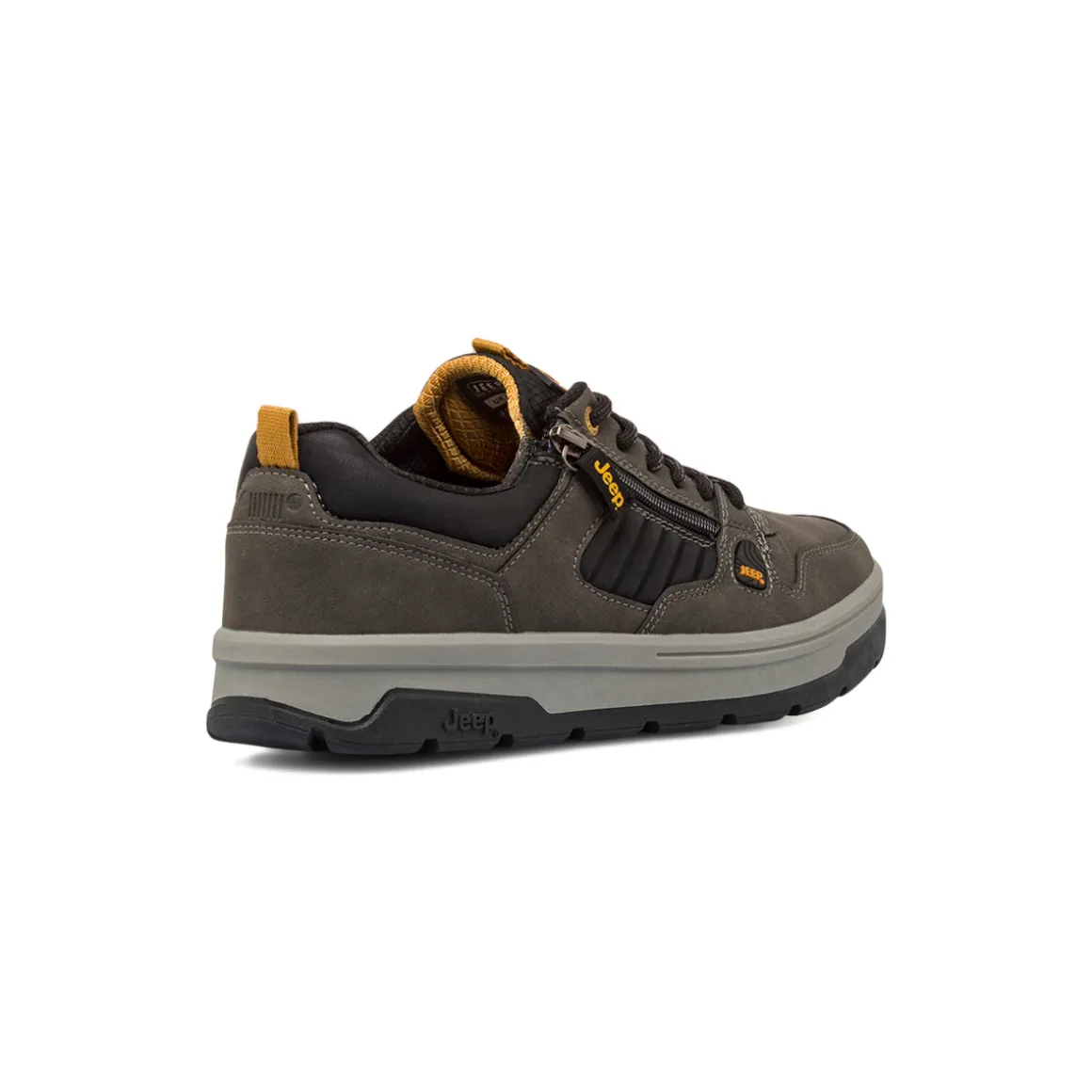 Sneakers da Uomo Grigie con Dettagli Neri Jeep