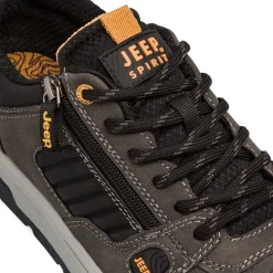 Sneakers da Uomo Grigie con Dettagli Neri Jeep