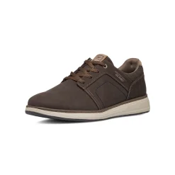Sneakers da uomo marroni con logo Glams