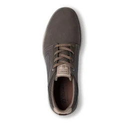 Sneakers da uomo marroni con logo Glams