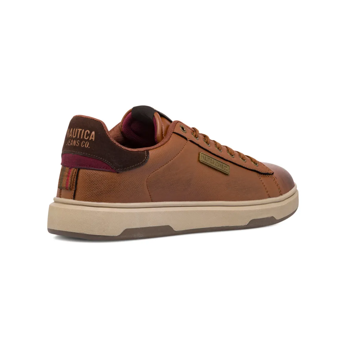 Sneakers da uomo marroni con logo Nautica Jeans