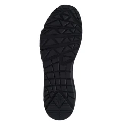 Sneakers da uomo nere con suola ad aria Skechers Uno