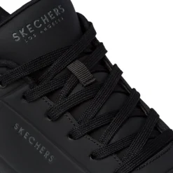 Sneakers da uomo nere con suola ad aria Skechers Uno