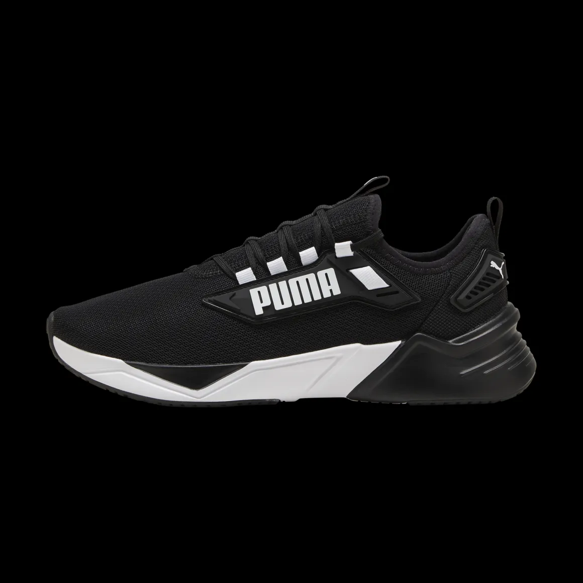 Sneakers da uomo nere e bianche con logo Puma Retaliate 3