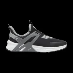 Sneakers da uomo nere e grigie con logo Puma Pacer