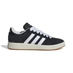 Sneakers da uomo nere in pelle con logo adidas Grand Court Base 00s