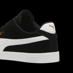 Sneakers da uomo nere in pelle effetto scamosciato Puma Club II