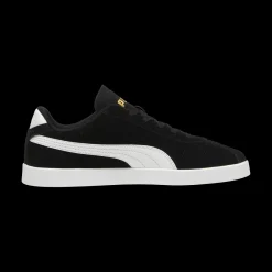 Sneakers da uomo nere in pelle effetto scamosciato Puma Club II