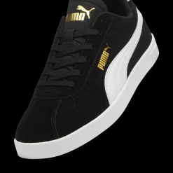 Sneakers da uomo nere in pelle effetto scamosciato Puma Club II