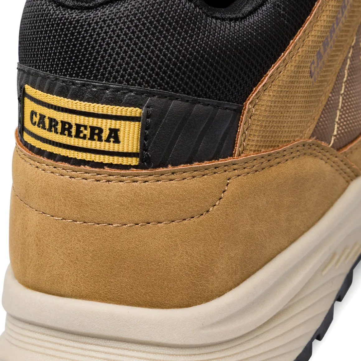 Sneakers da uomo ocra con logo Carrera Jeans