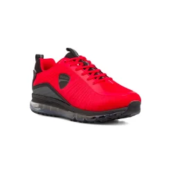 Sneakers da uomo rossa e grigia con suola ad aria Ducati Legacy Air 4