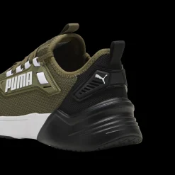 Sneakers da uomo verde militare con logo Puma Retaliate 3