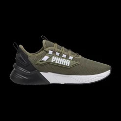 Sneakers da uomo verde militare con logo Puma Retaliate 3
