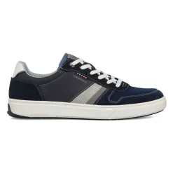 Sneakers eleganti blu da uomo con dettagli traforati Lumberjack Marvin