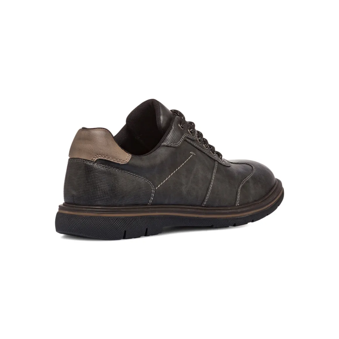 Sneakers eleganti nere effetto vintage da uomo Riflessi Urbani
