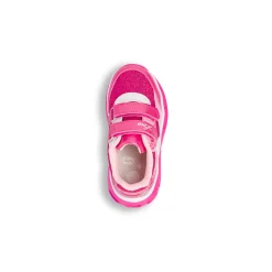 Sneakers Fucsia da Bambina con strappo e luci Chicco
