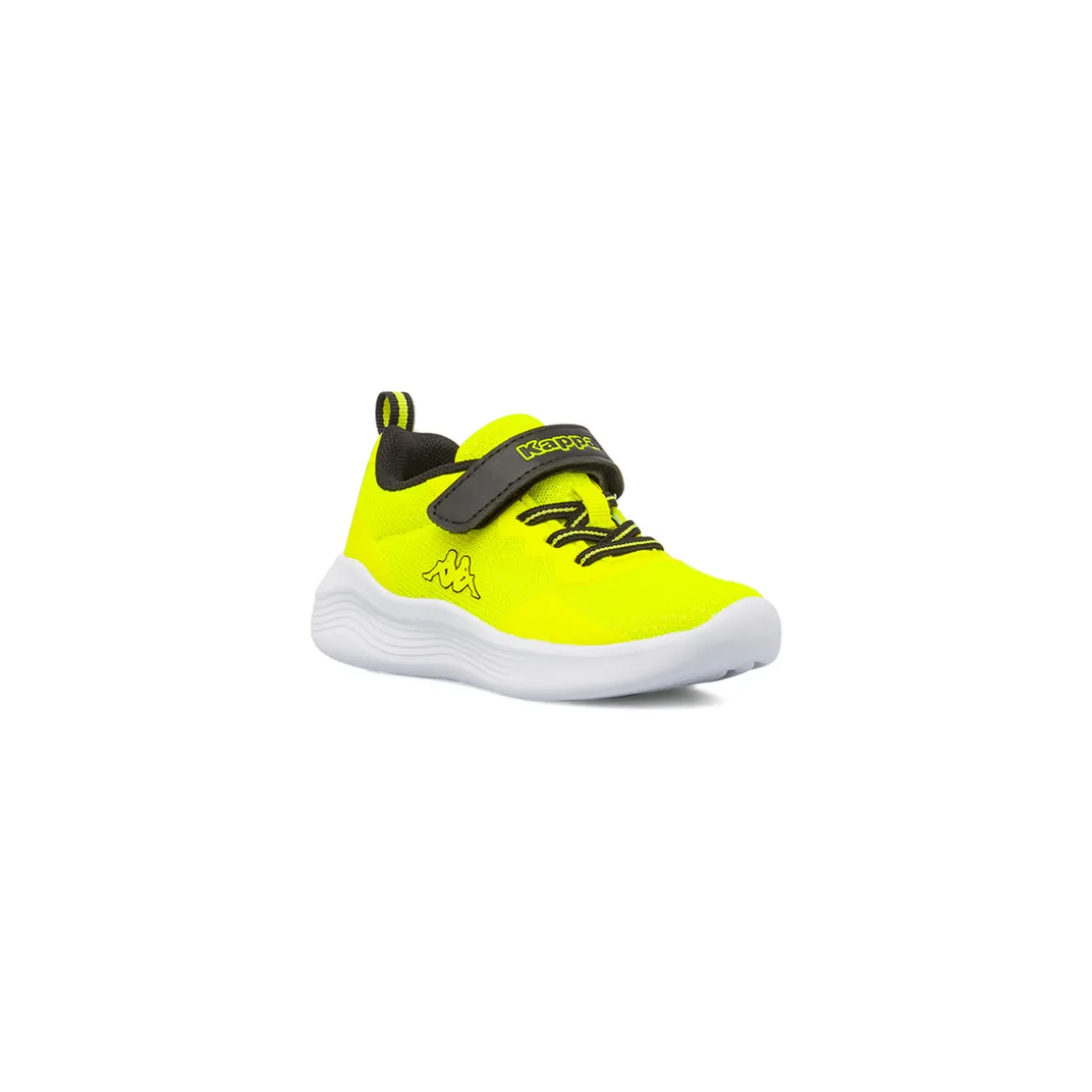Sneakers gialle da Primi Passi Bambino con strappo Kappa