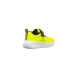 Sneakers gialle da Primi Passi Bambino con strappo Kappa