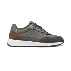 Sneakers Grigie bicolore da Uomo con suola traspirante Geox