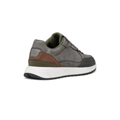 Sneakers Grigie bicolore da Uomo con suola traspirante Geox