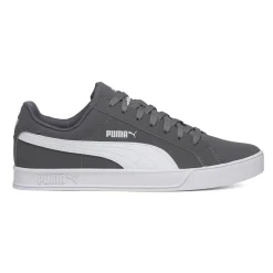 Sneakers grigie con striscia laterale a contrasto Puma Smash Vulc