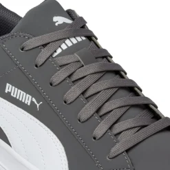 Sneakers grigie con striscia laterale a contrasto Puma Smash Vulc