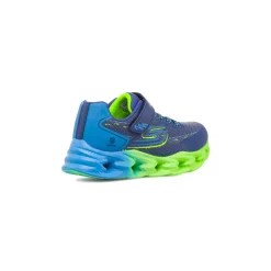 Sneakers grigie da Bambino con luci nella suola Skechers Vortex 2.0