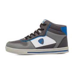 Sneakers grigie da Bambino con dettagli in contrasto blu Ducati