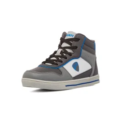 Sneakers grigie da Bambino con dettagli in contrasto blu Ducati
