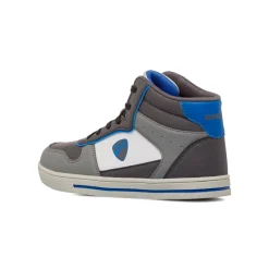 Sneakers grigie da Bambino con dettagli in contrasto blu Ducati