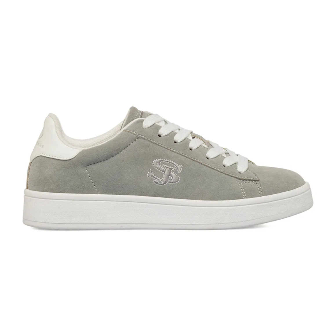 Sneakers Grigie da Donna effetto scamosciato Swish Jeans