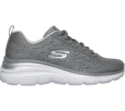 Sneakers grigie da donna con soletta Memory Foam Skechers Fashion Fit - Bold Boundaries